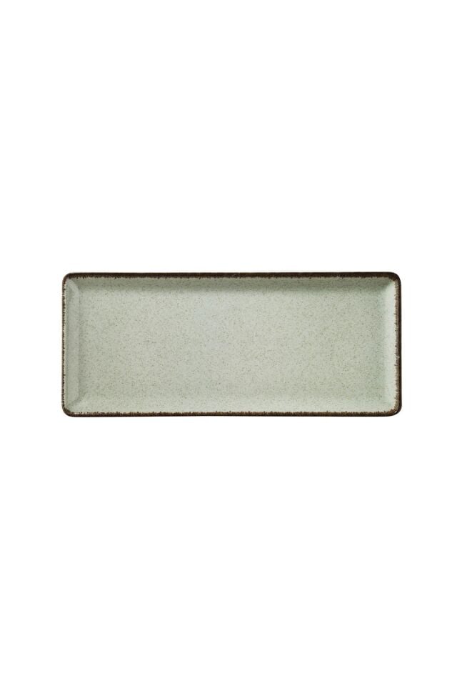 Tan Yeşil Düz Tabak  35*15 Cm