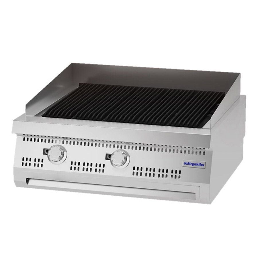 Öztiryakiler 700 Seri Set Üstü Gazlı Döküm Izgara V2 Model 80*70*30 Cm