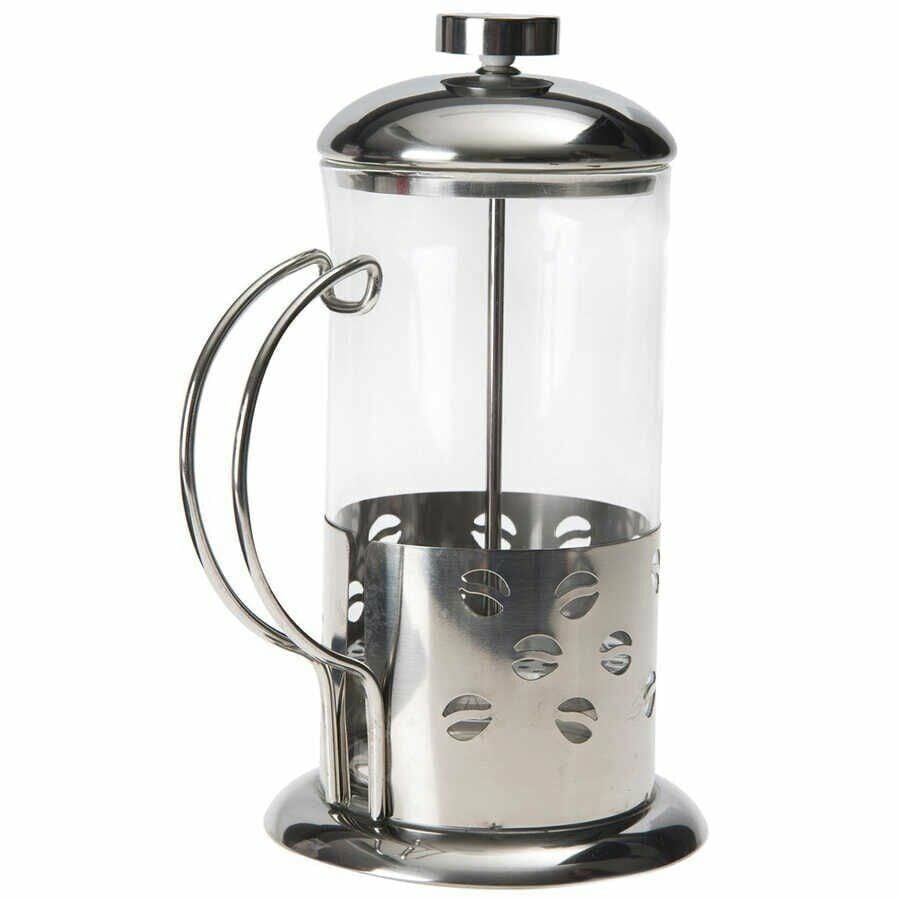 Biradlı Metal French Press