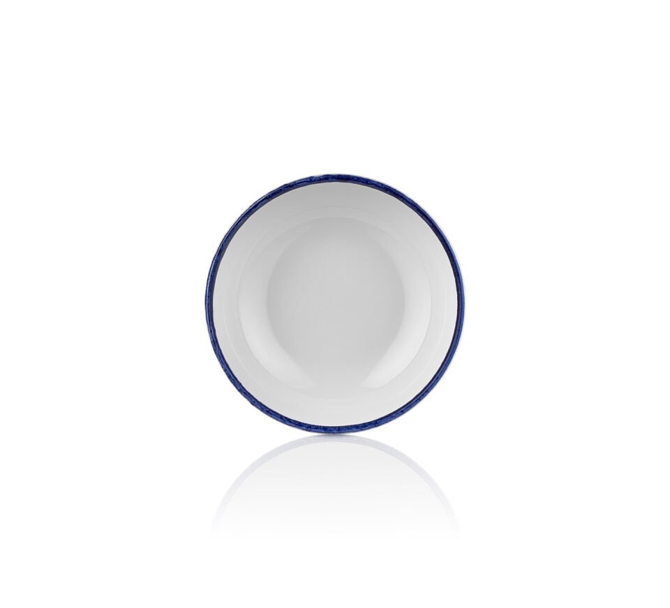 Helix Navy Blue Smooth Çay Fincanı Saucer 15 Cm