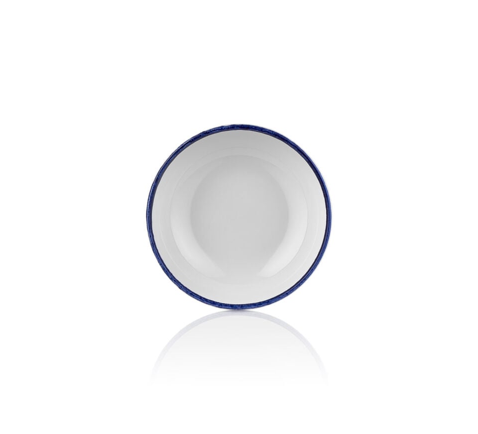 Helix Navy Blue Smooth Çay Fincanı Saucer 15 Cm