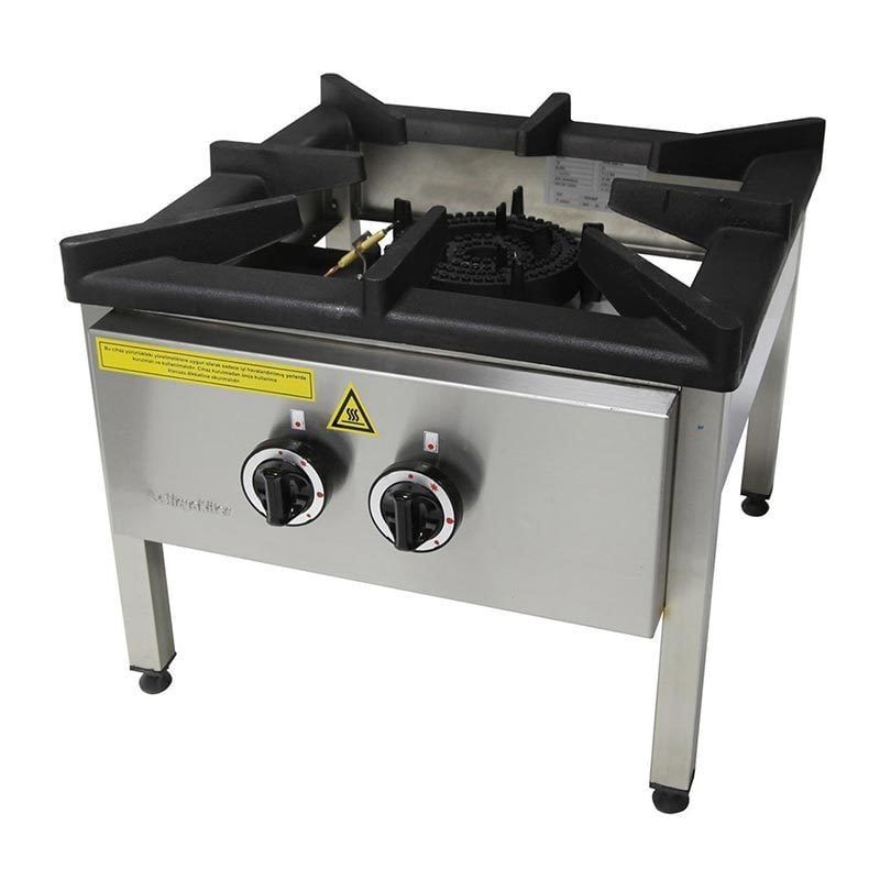 Öztiryakiler Yer Ocağı Gazlı Çift Yanışlı 10 Kw 50*50 Cm