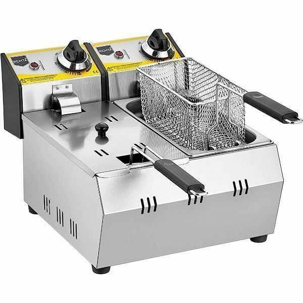 Remta Elektrikli Fritöz 3+3 Litre