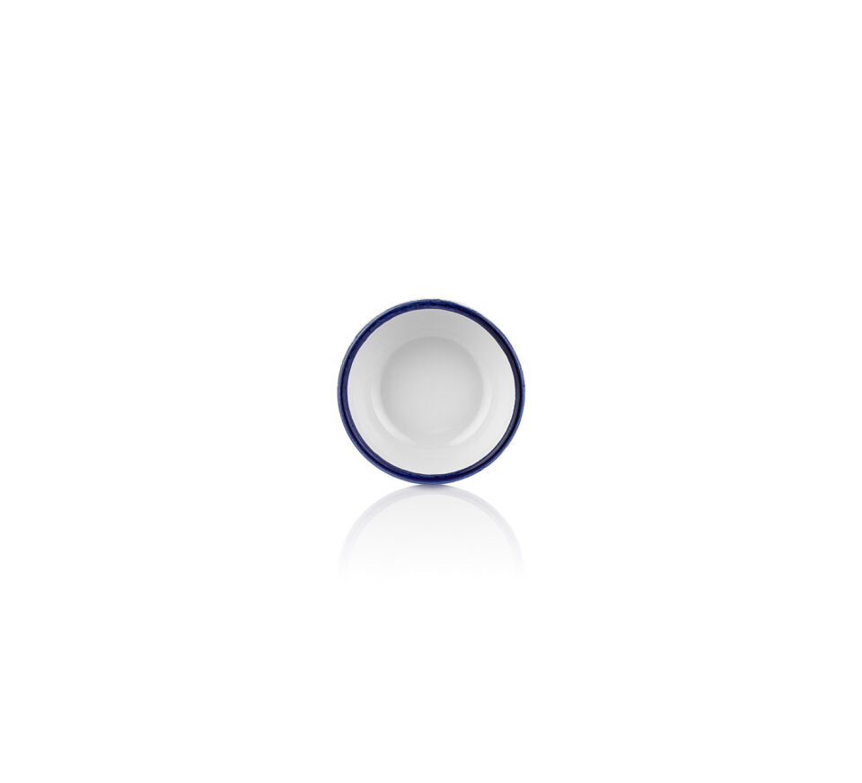 Helix Navy Blue Smooth Kahve fincanı Saucer 12,5 Cm