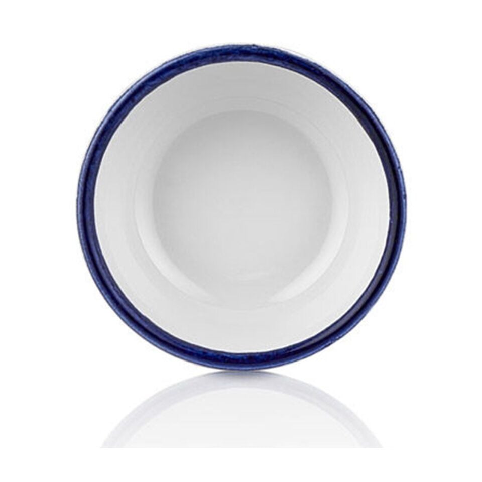 Helix Navy Blue Smooth Kahve fincanı Saucer 12,5 Cm