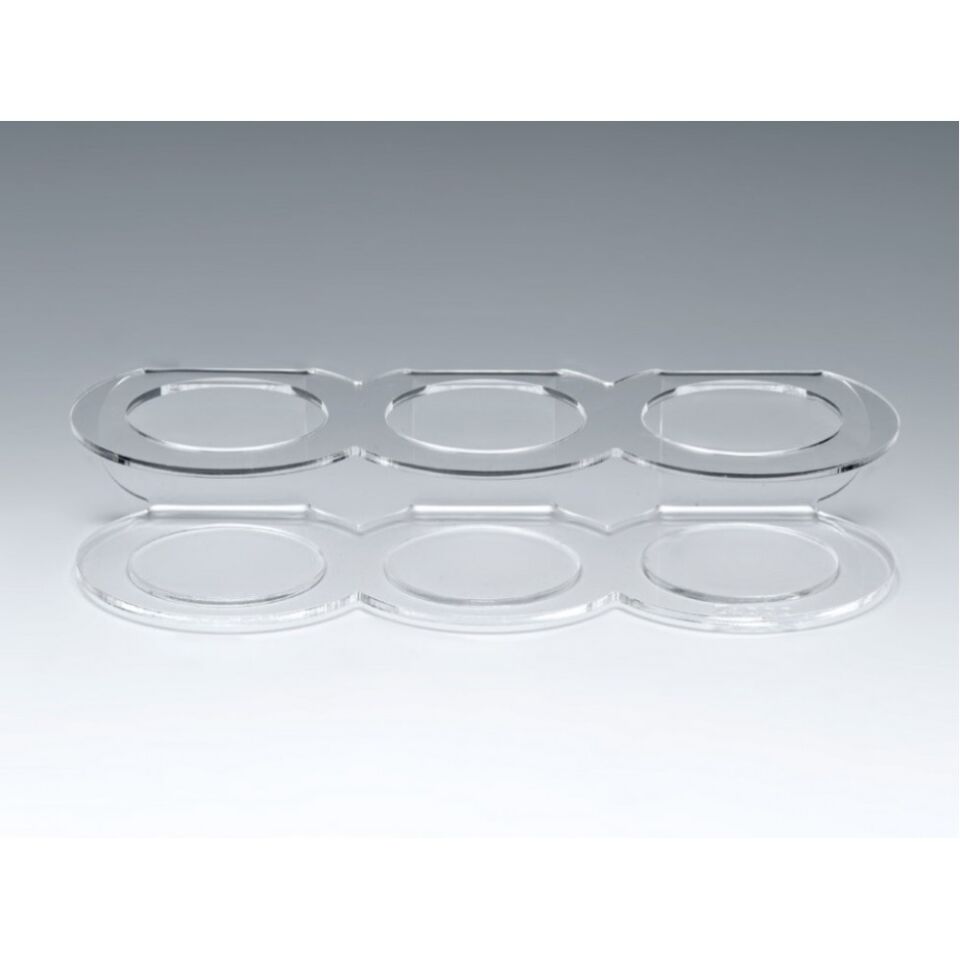 Akrilik Üçlü Sosluk Standı