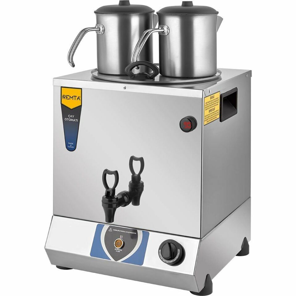 Remta 17 Lt Çift Demlikli Elektrikli Kahveci Çay Ocağı - (Demlikler Dahil)