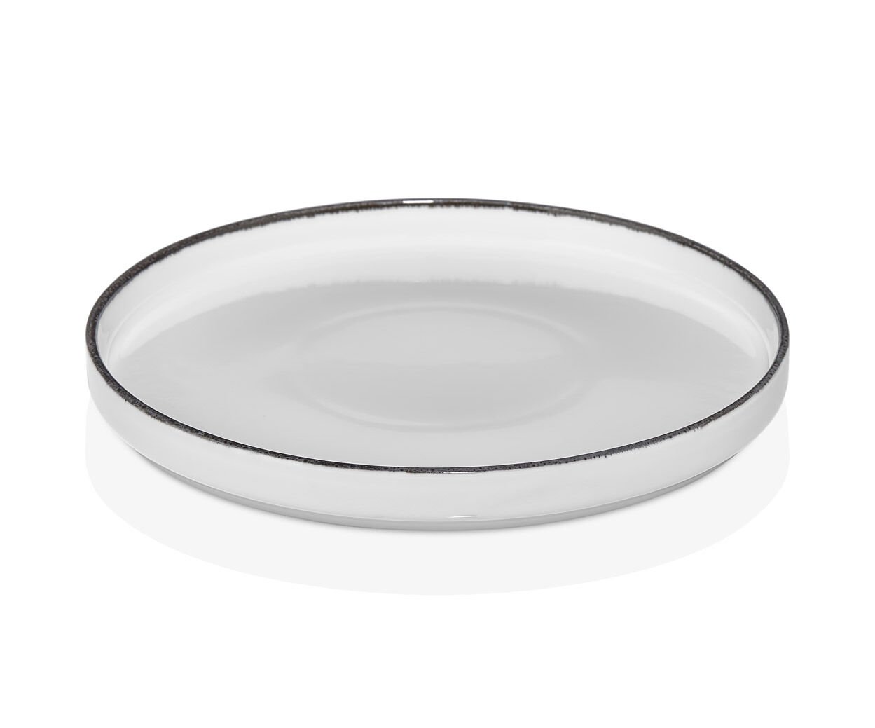 Helix Black Düz Tabak Rölyefsiz 25 Cm