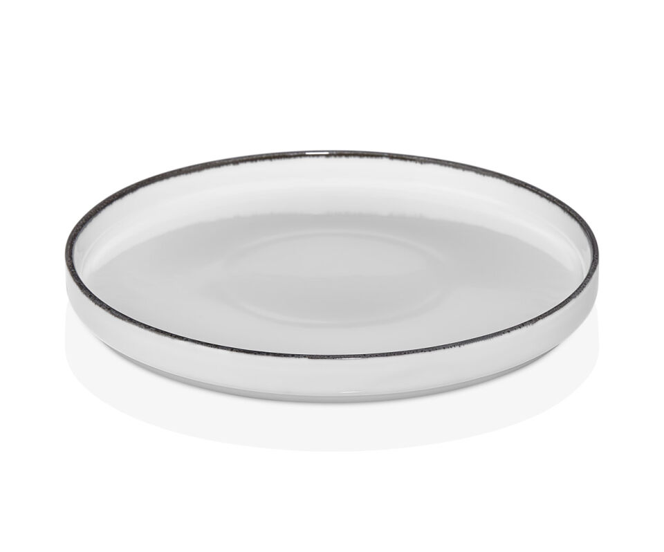 Helix Black Düz Tabak Rölyefsiz 25 Cm