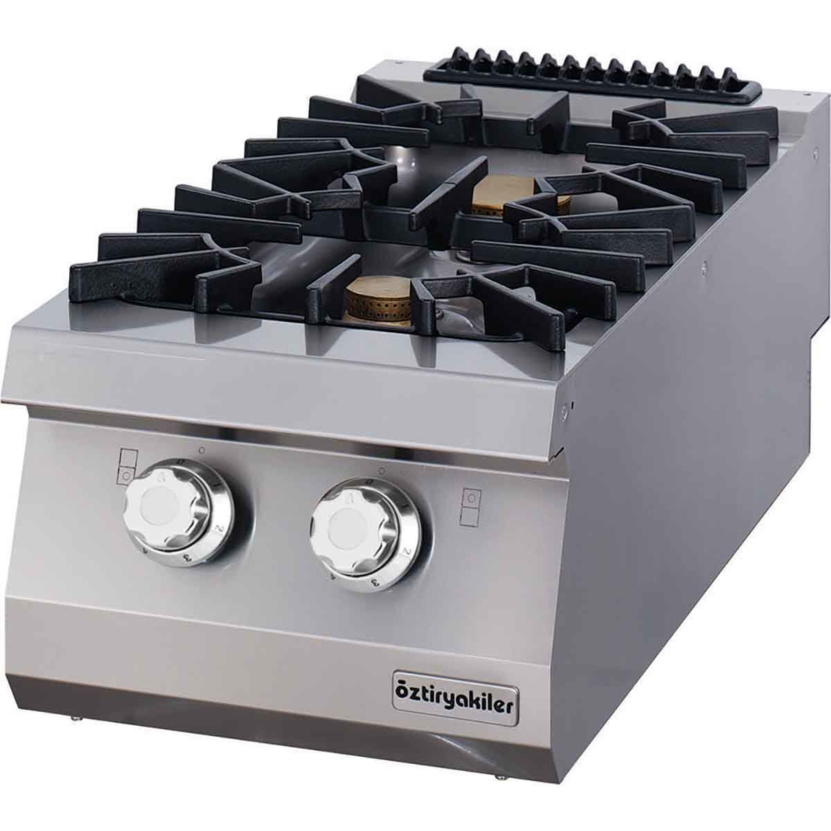Öztiryakiler 900 Seri Set Üstü 2 Gözlü Gazlı Ocak
