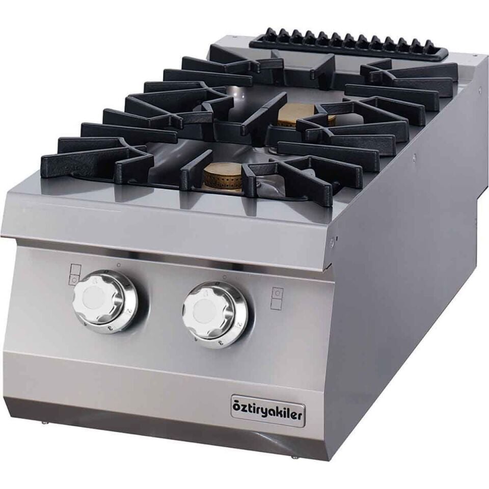 Öztiryakiler 900 Seri Set Üstü 2 Gözlü Gazlı Ocak