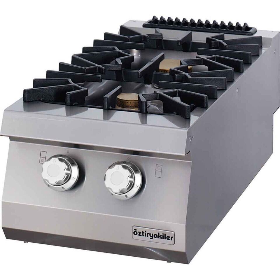 Öztiryakiler 900 Seri Set Üstü 2 Gözlü Gazlı Ocak