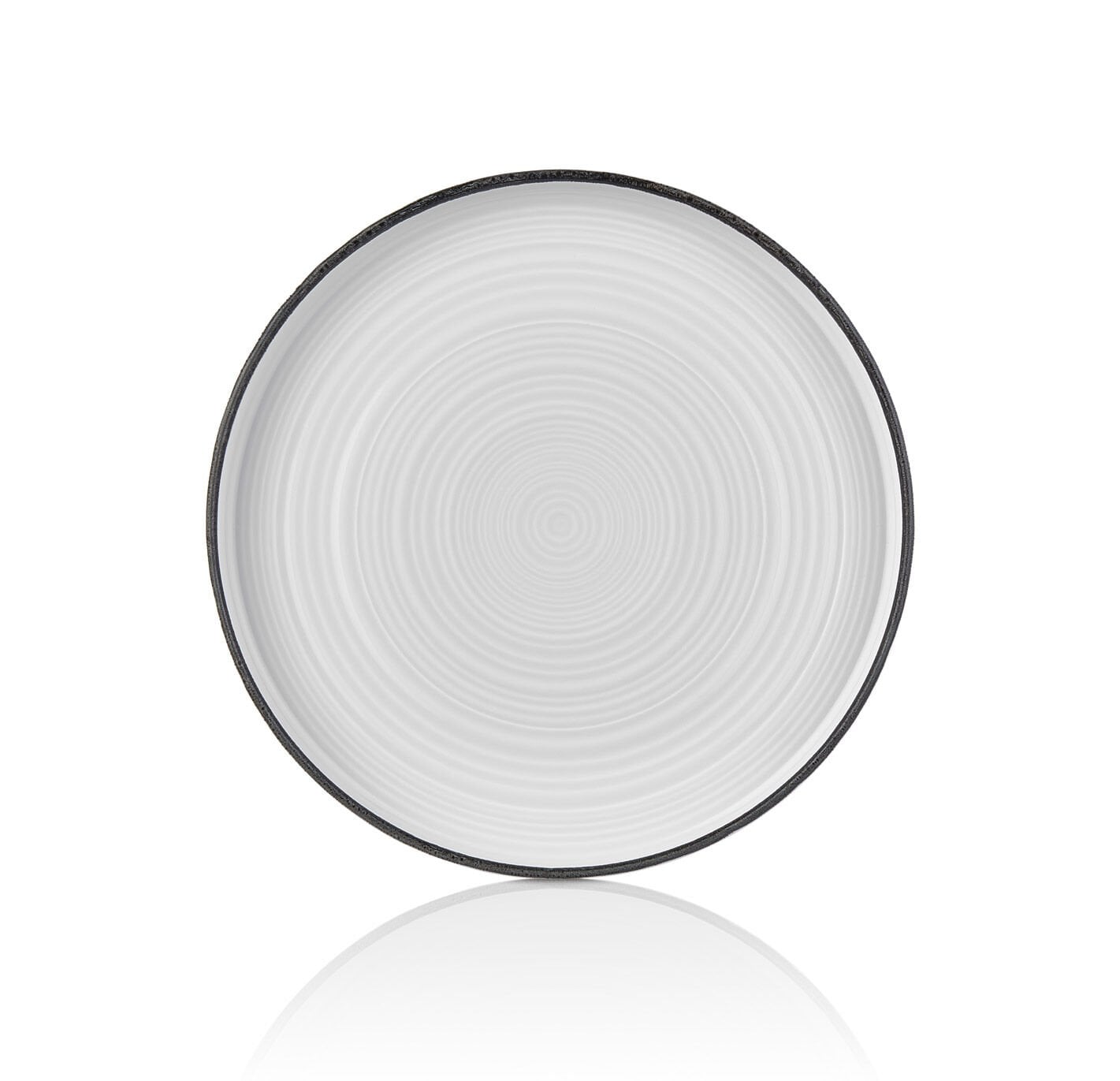 Helix Black Düz Tabak 19 Cm