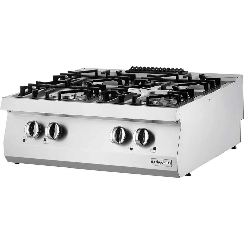 Öztiryakiler 700 Seri Set Üstü 4 Gözlü Gazlı Ocak