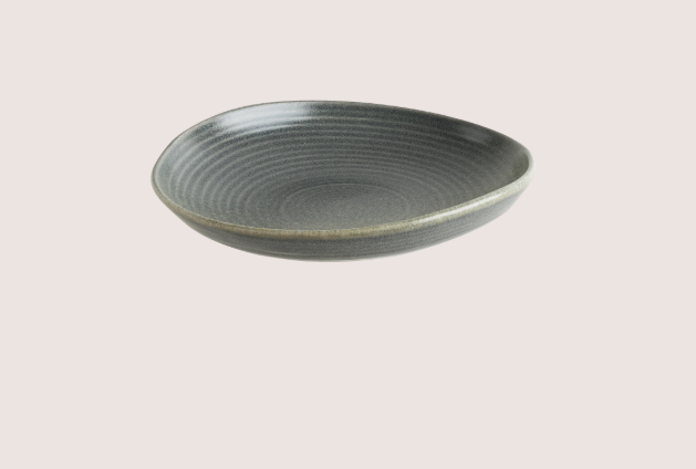 Hornfels Ripple Çukur Tabak 21 Cm
