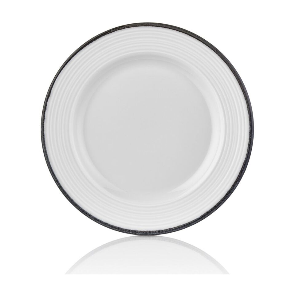 Helix Black Gastro Düz Tabak 18 Cm