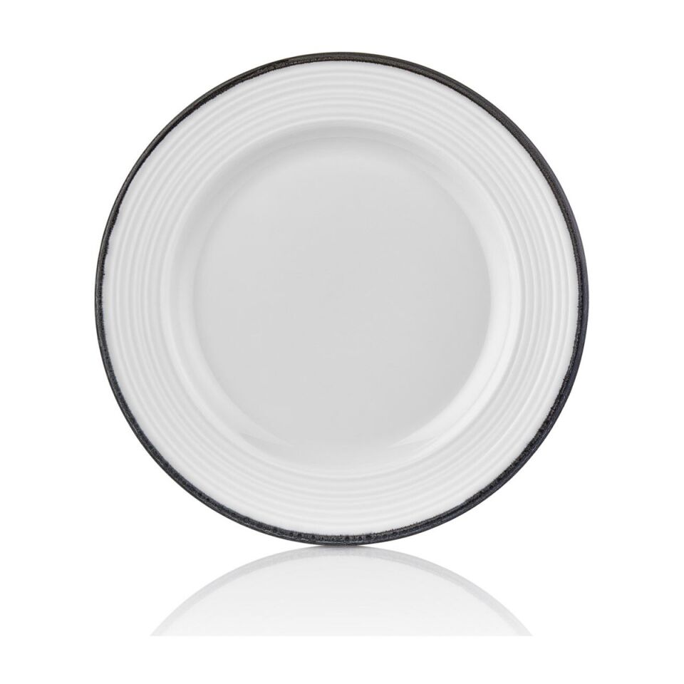 Helix Black Gastro Düz Tabak 18 Cm