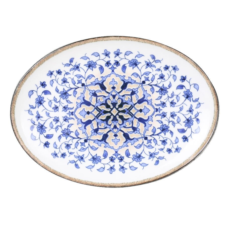 Bone Coral Kayık Tabak 26 Cm