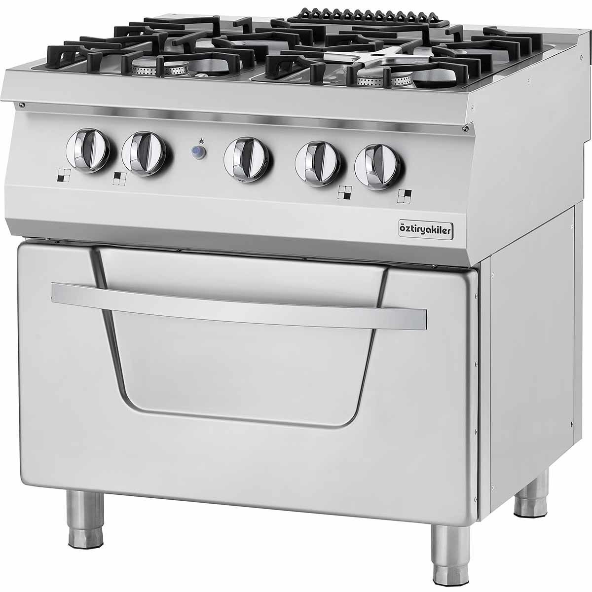 Öztiryakiler 700 Seri Gazlı 4 Gözlü Gazlı Kuzine