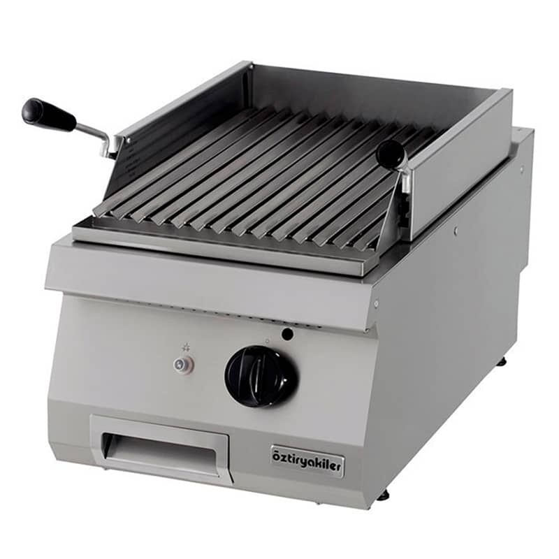 Öztiryakiler 700 Seri Set Üstü Gazlı Lavataşlı Izgara 40*70*30 Cm