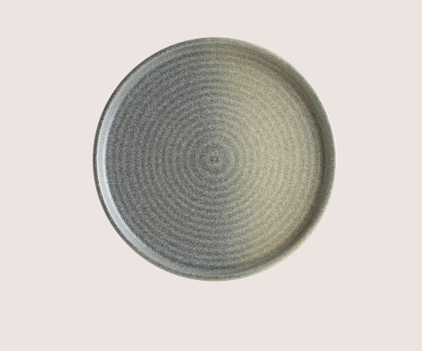 Hornfels Ripple Düz Tabak 28 Cm