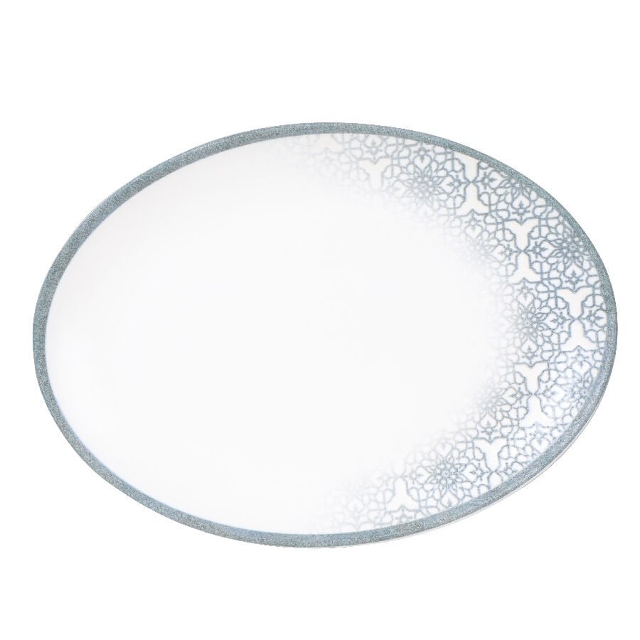 Bone Coral Kayık Tabak 26 Cm