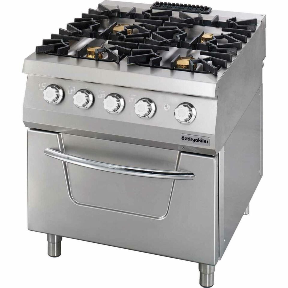 Öztiryakiler 900 Seri 4 Gözlü Gazlı Kuzine