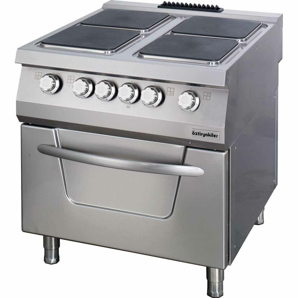 Öztiryakiler 900 Seri 4 Kare Plate Elektrikli Kuzine