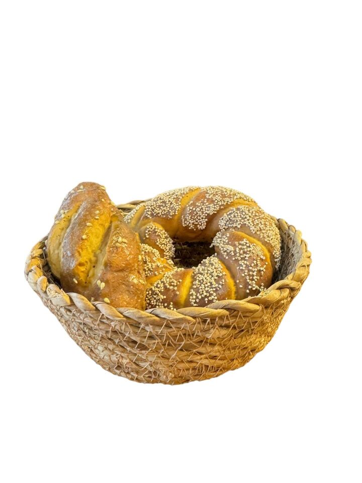 Hasır Sepet 22 Cm (5 Adet)