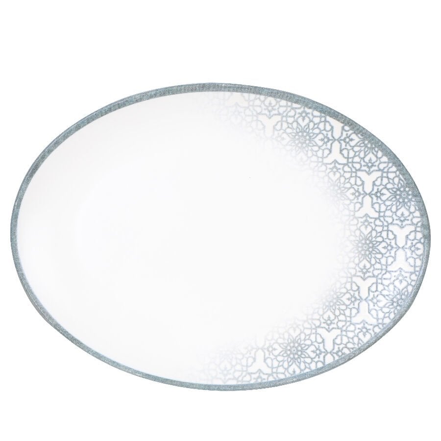 Bone Coral Kayık Tabak 32 Cm