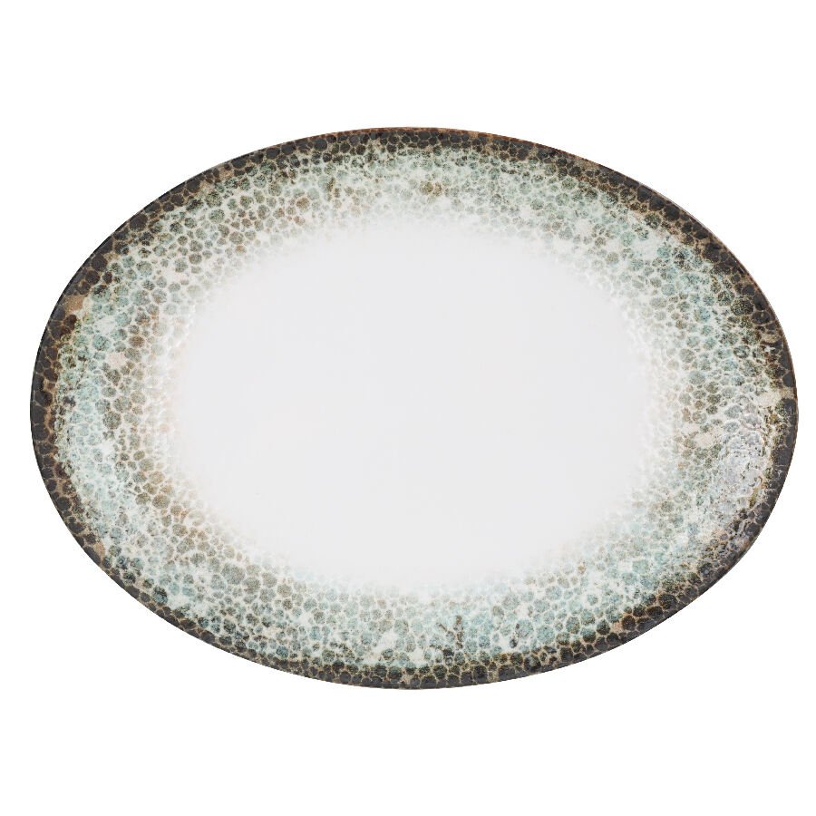 Bone Coral Kayık Tabak 32 Cm