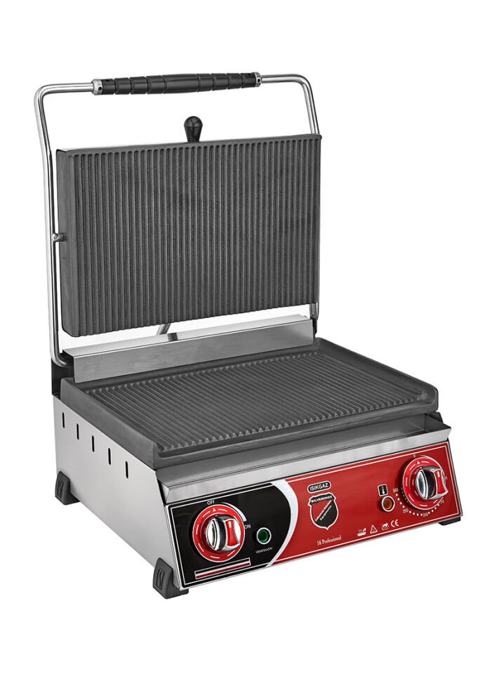 Işıkgaz Elektrikli, Altı Düz Tost Makinesi 16 Dilim