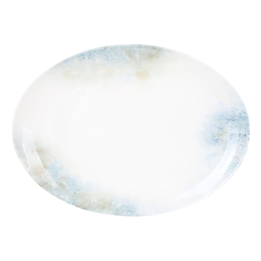 Bone Coral Kayık Tabak 36 Cm