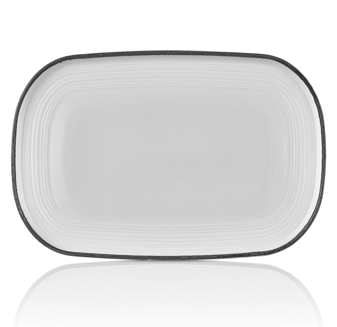 Helix Black 34 Cm Oval Tabak 34*23 Cm