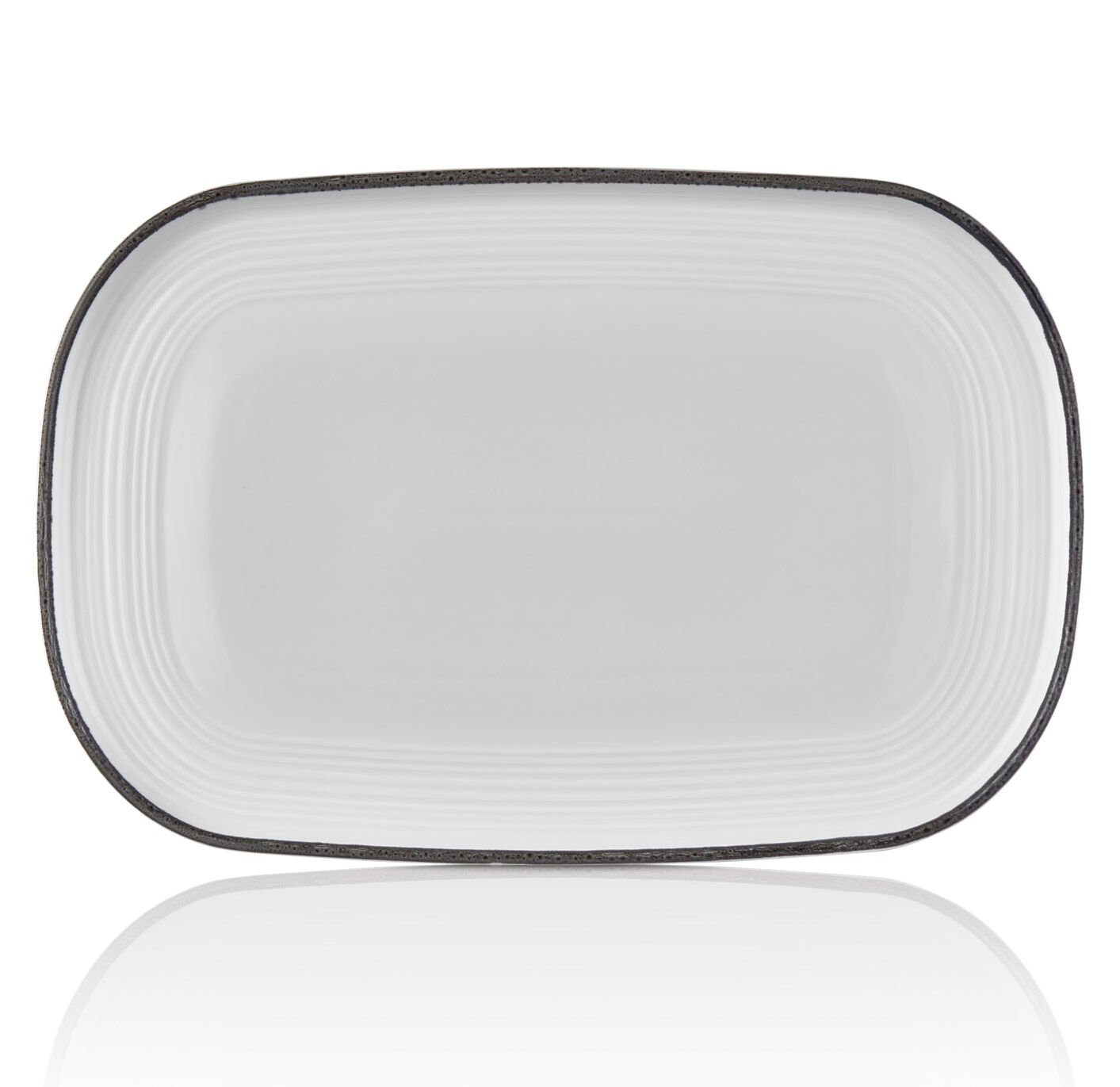 Helix Black 34 Cm Oval Tabak 34*23 Cm