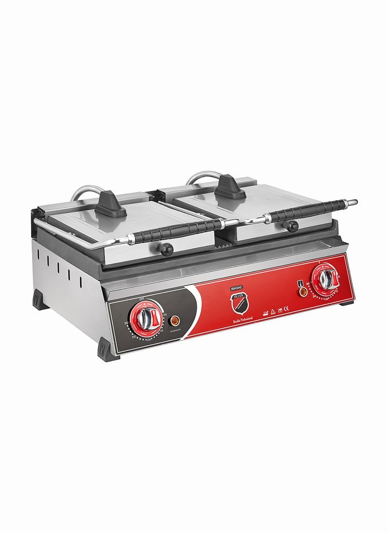 Işıkgaz Elektrikli, Çift Kapaklı Hamburger Tost Makinesi