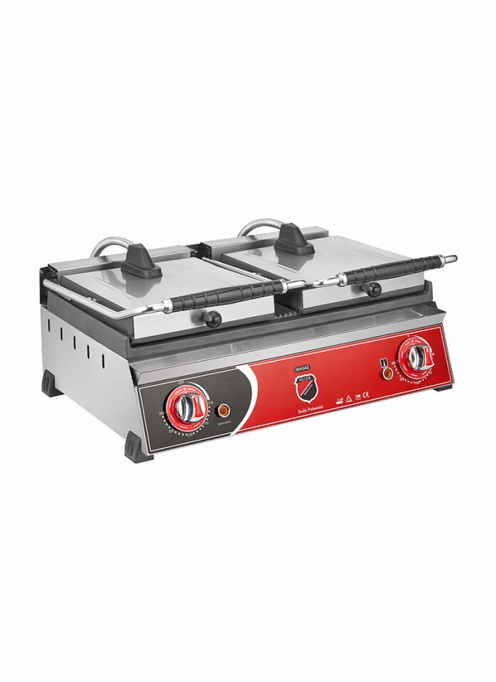Işıkgaz Elektrikli, Çift Kapaklı Hamburger Tost Makinesi