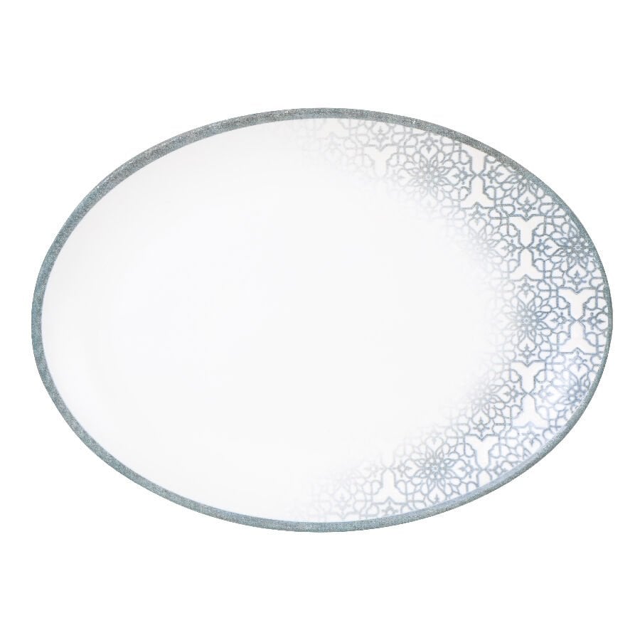 Bone Coral Kayık Tabak 36 Cm