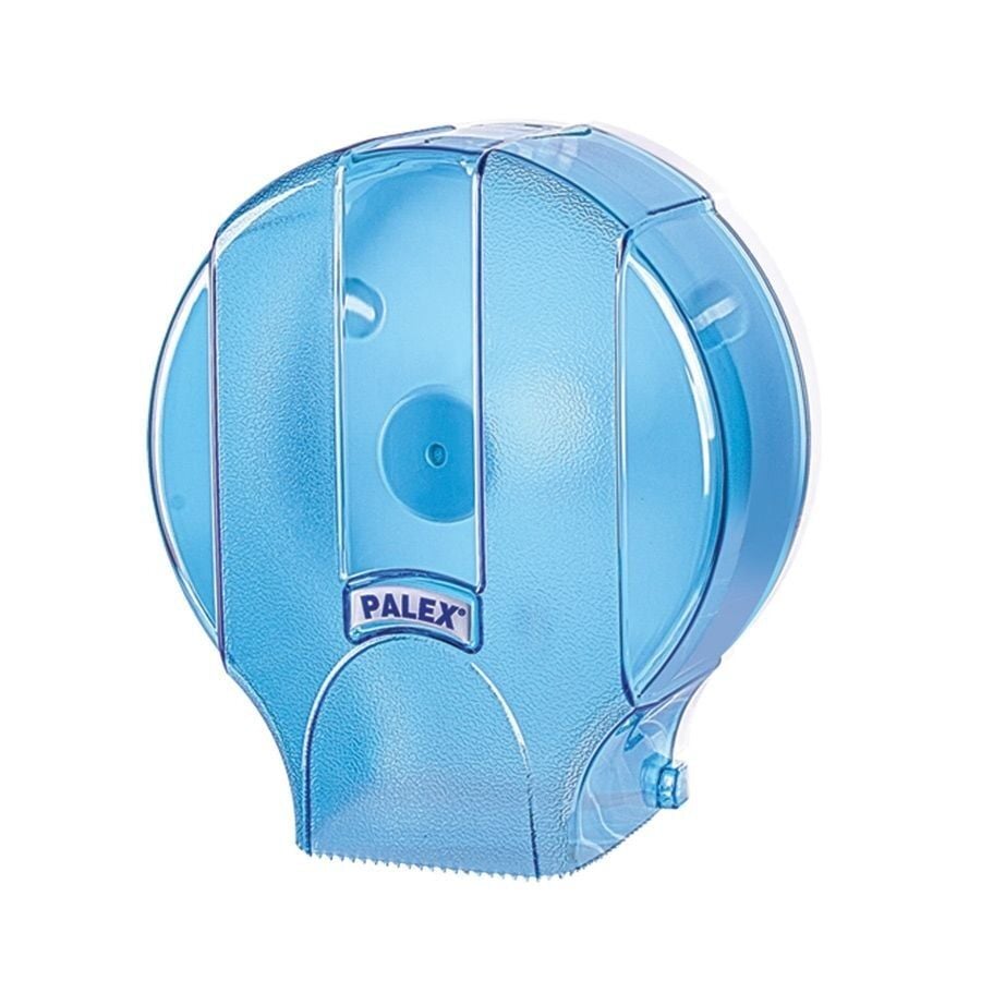 Standart Jumbo Tuvalet Kağıdı Dispenseri (Şeffaf-Mavi)