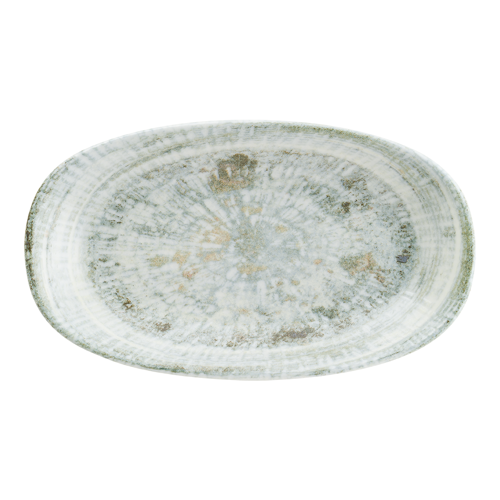 Odette Olive Gourmet Oval Kayık Tabak 19*11 Cm