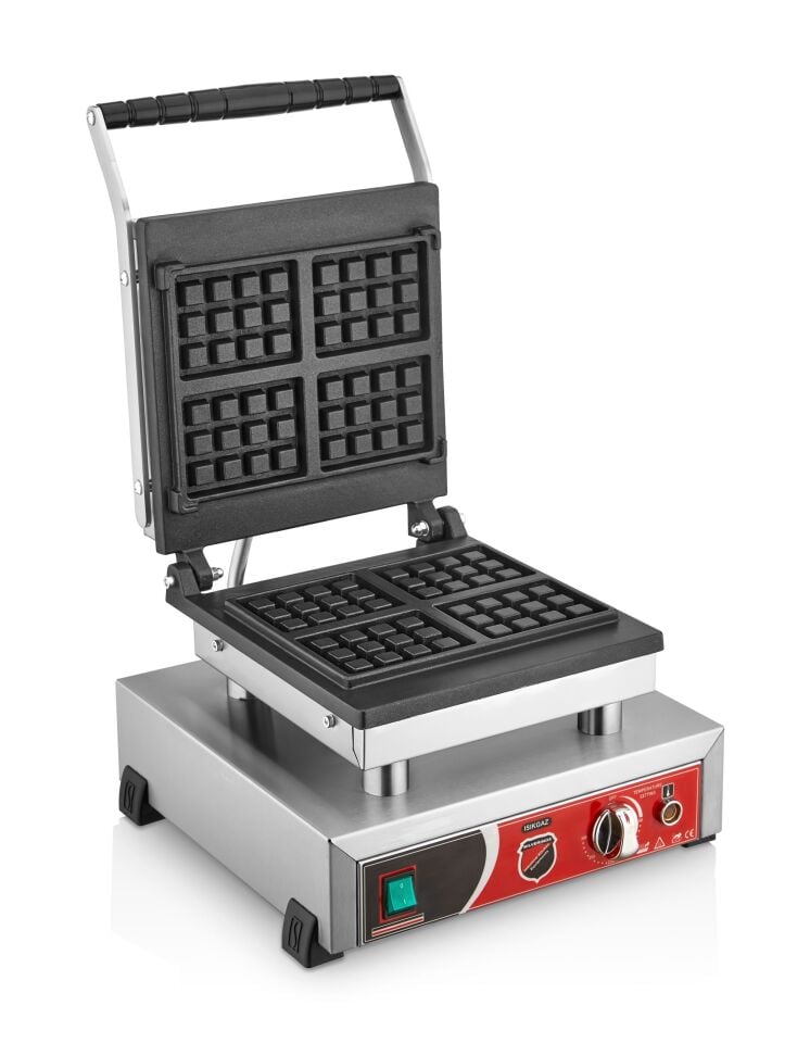 Işıkgaz Dörtlü Kare Waffle Makinesi