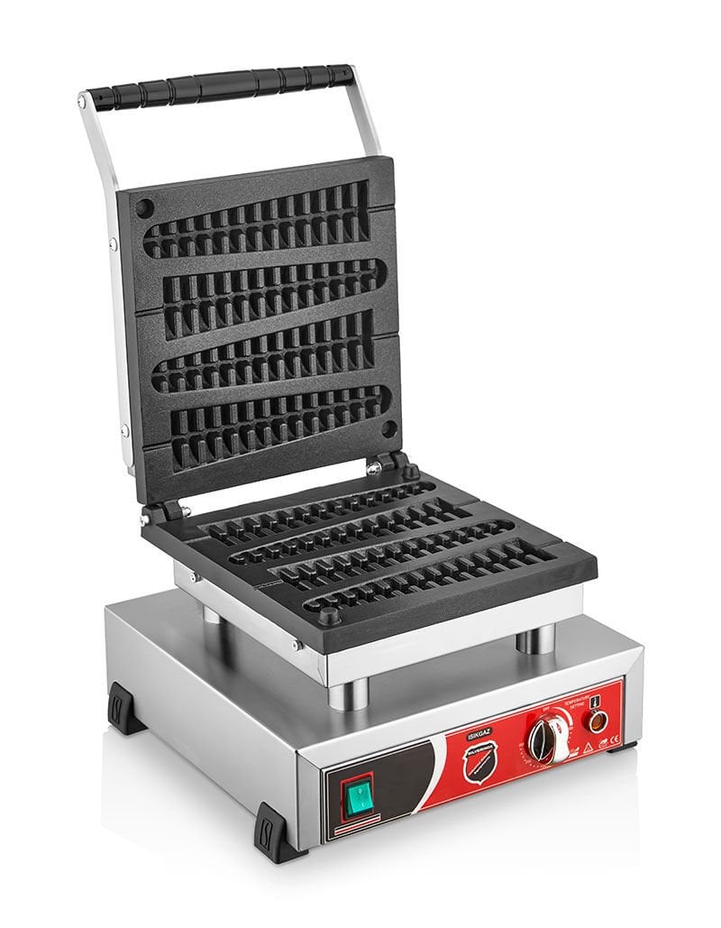 Işıkgaz Tekli Çubuk Waffle Makinesi