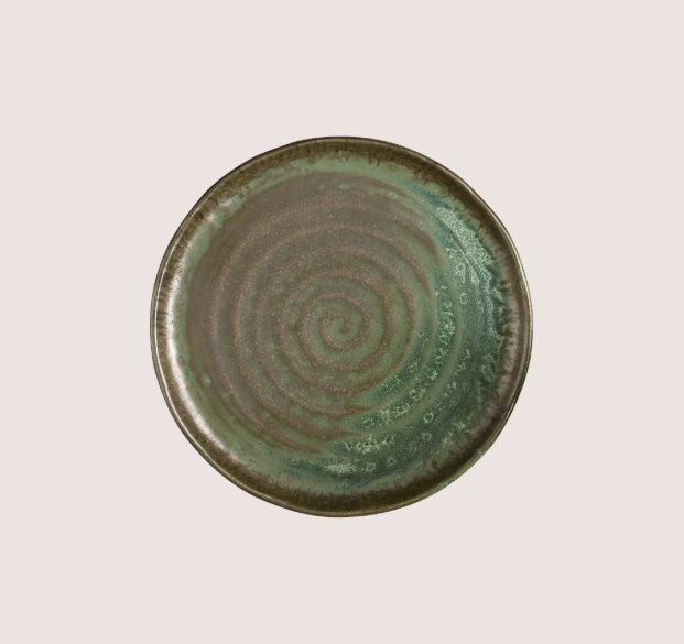 Lagoon Olive Düz Tabak 15 Cm