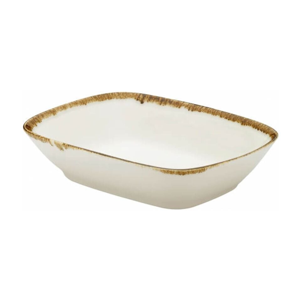 Bone Ent. Otel Krem Kayık Tabak 12 Cm
