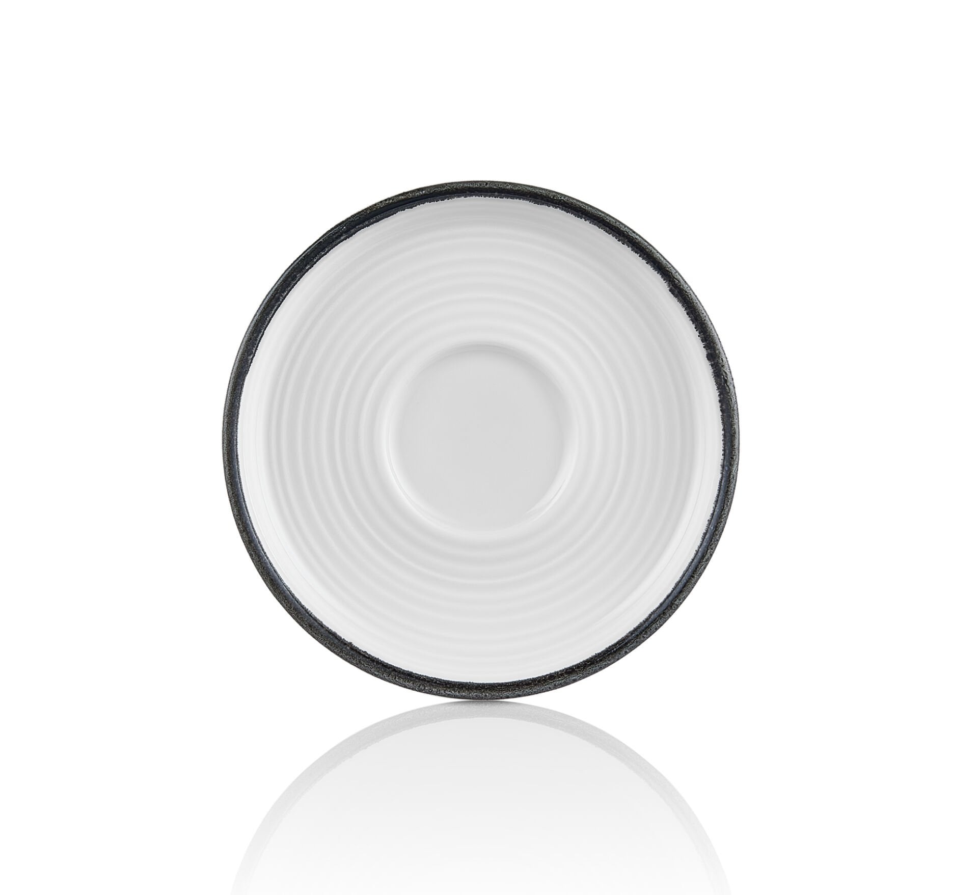 Helix Black Smooth Kahve fincanı Saucer 12,5 Cm
