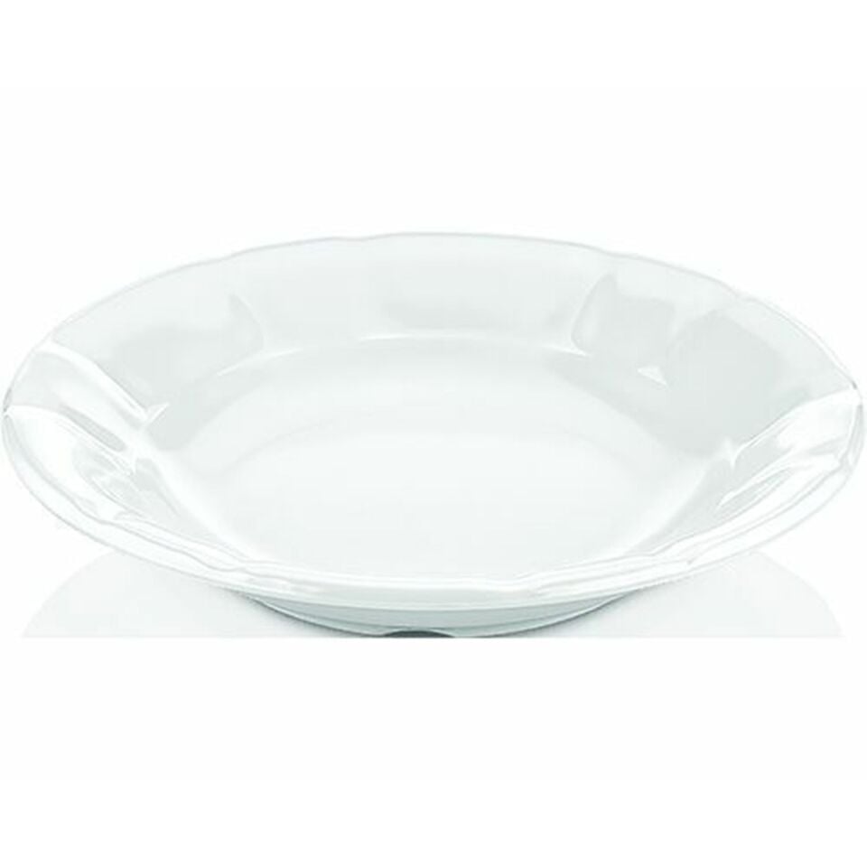 Melamin Oluklu Çukur Tabak 19 Cm (12 Adet)