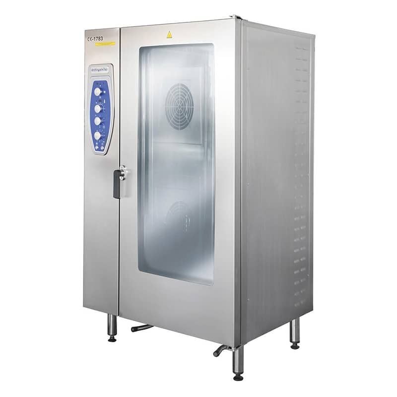 Öztiryakiler Konveksiyonlu Elektrikli Fırın, 20 GN 2/1, Kızaklı, Kit Arabalı