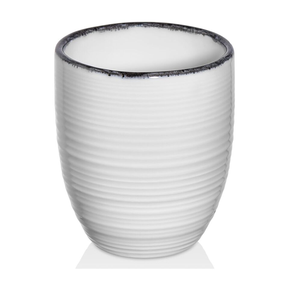 Helix Black Mug Cup No Handle 330 CC
