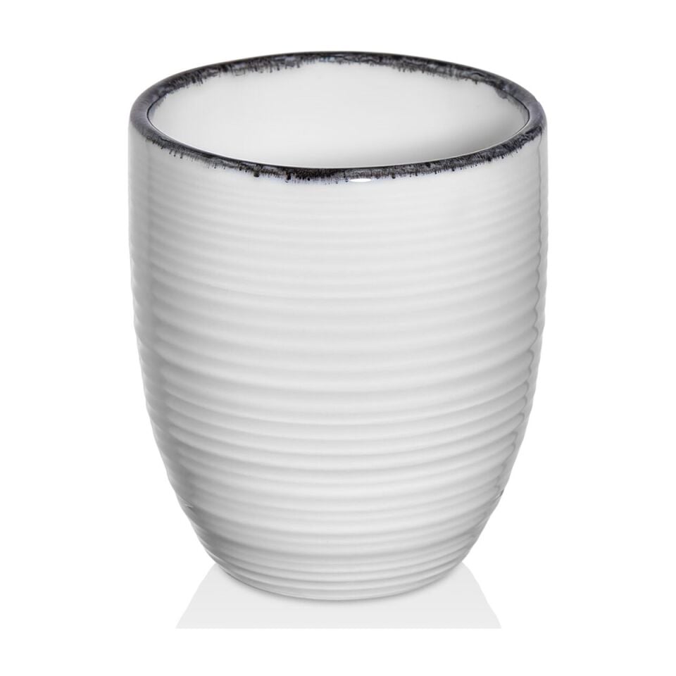 Helix Black Mug Cup No Handle 330 CC