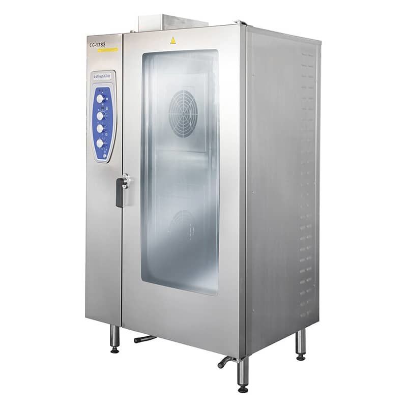 Öztiryakiler Konveksiyonlu Gazlı Fırın, 20 GN 2/1, Kızaklı